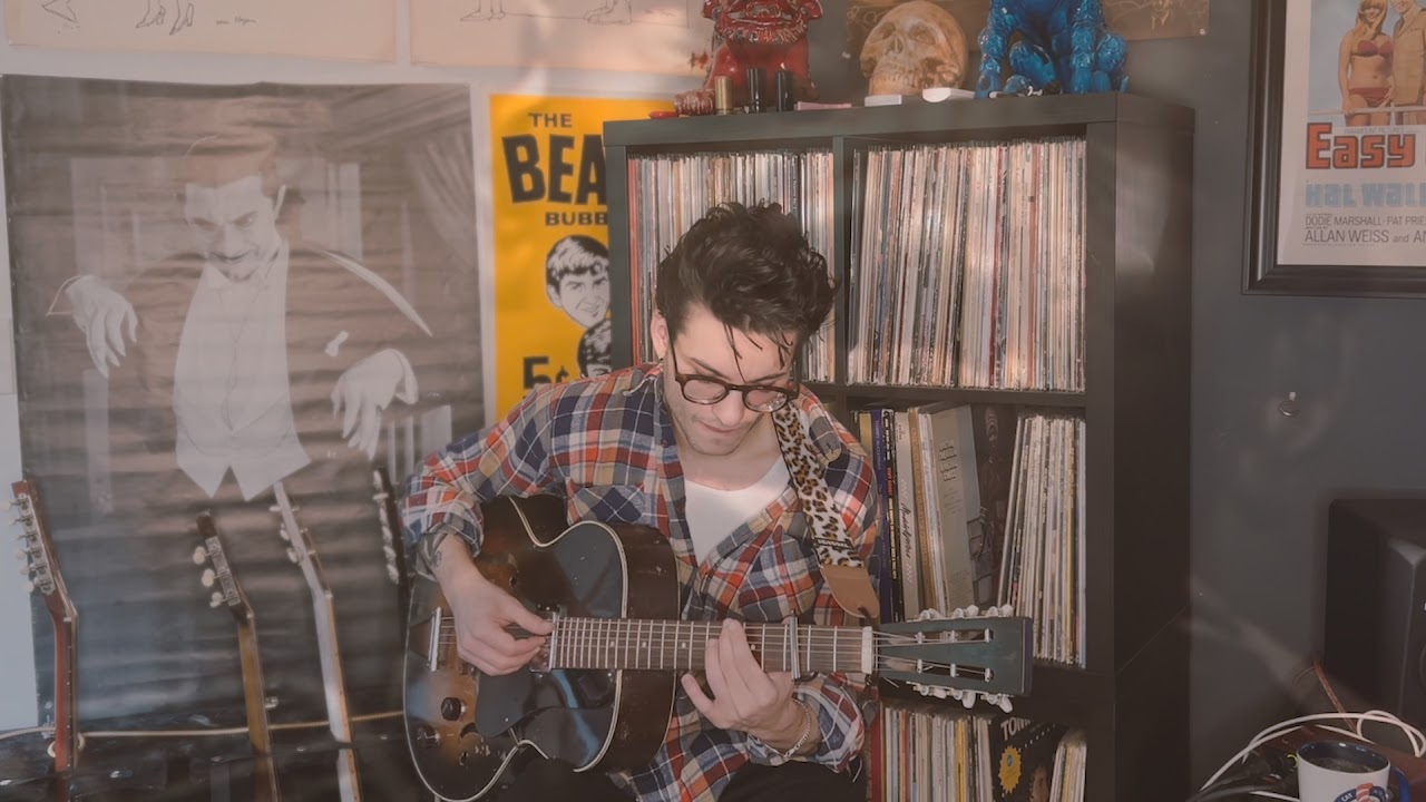 John Lee Hooker Style Blues on a 1940s Archtop Guitar