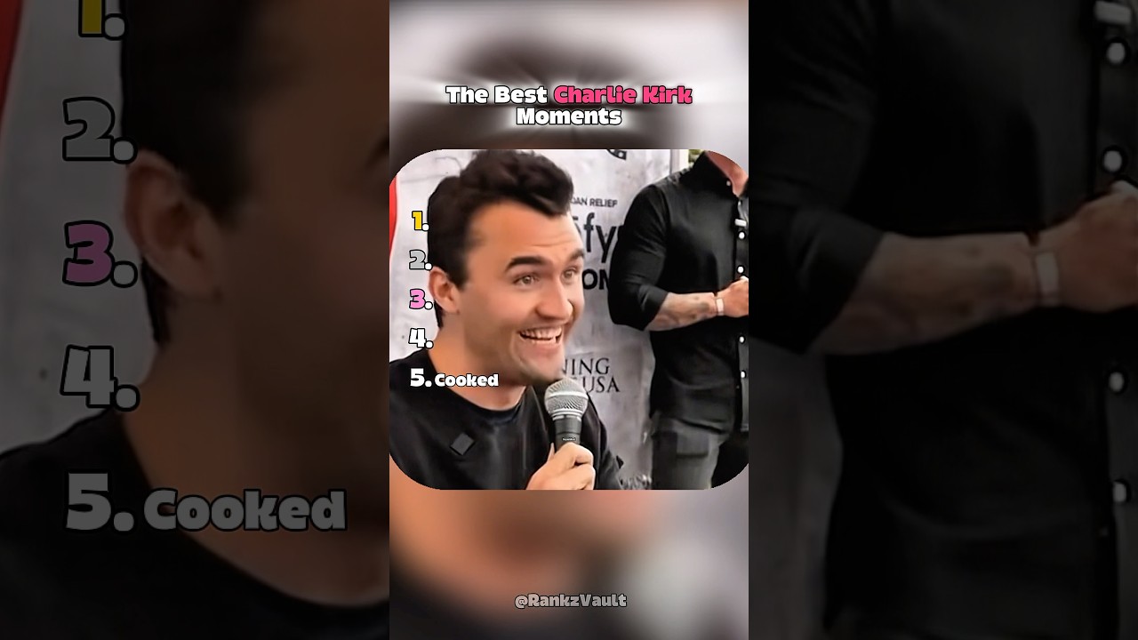 The Best Charlie Kirk Moments #ranking #charliekirk #tiktok #viral