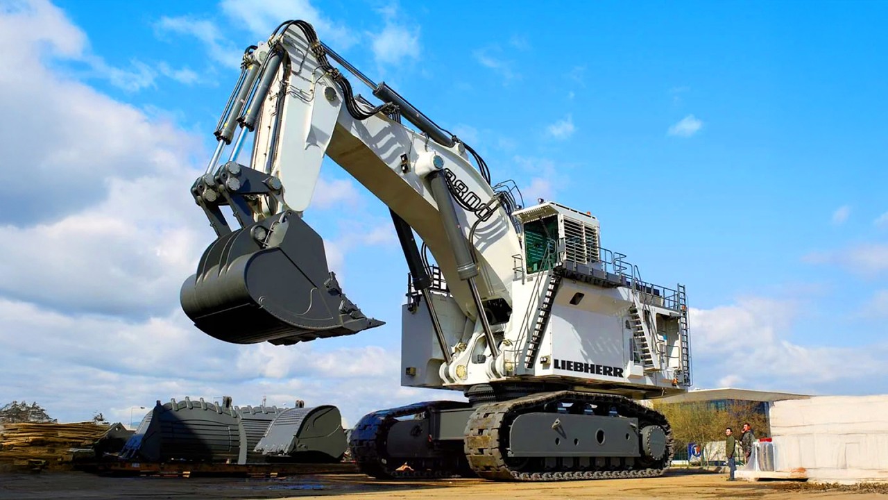 How the Liebherr R 9800 Can Move Mountains! (Insane Power!)