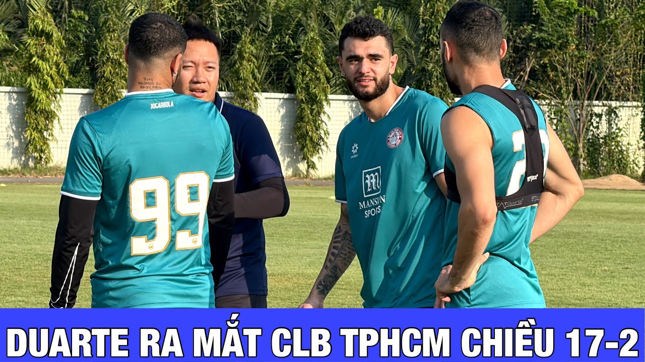 Đến sân Q7 xem tân binh CLB TPHCM Duarte ra mắt thầy trò HLV Phùng Thanh Phương