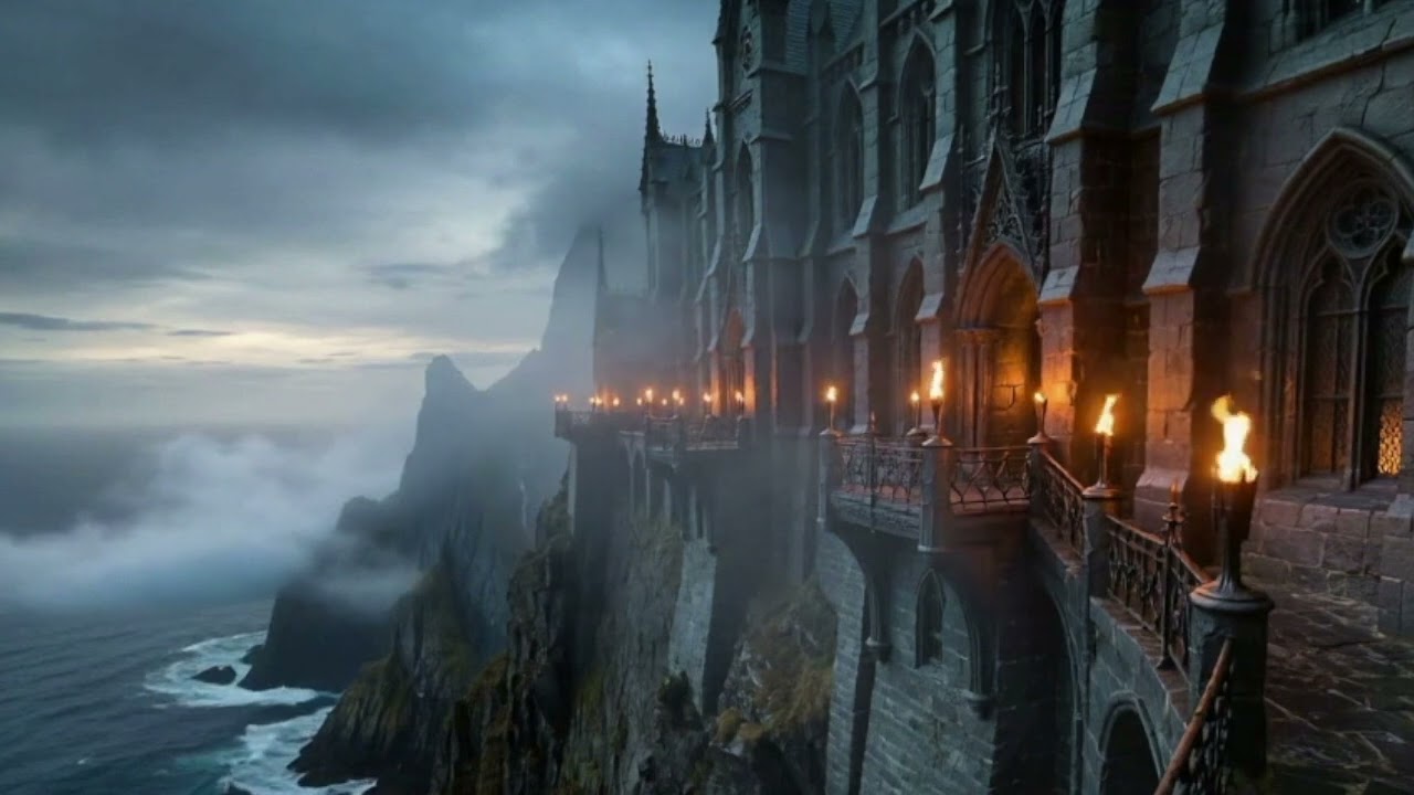 Fourth Wing Inspired Windowscape 🐲 🗡️  | Cozy Fantasy Ambience for Reading & Relaxing
