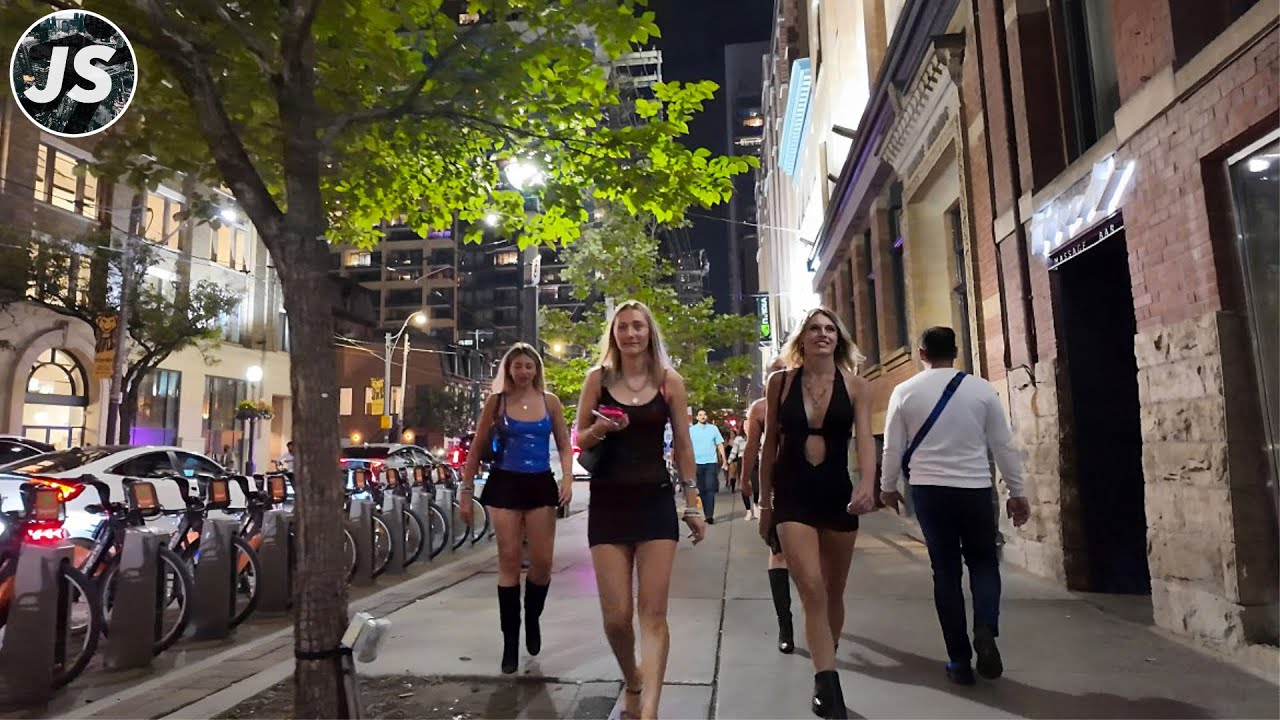 King West Nightlife in Downtown Toronto | Saturday Walk (Aug 2024)