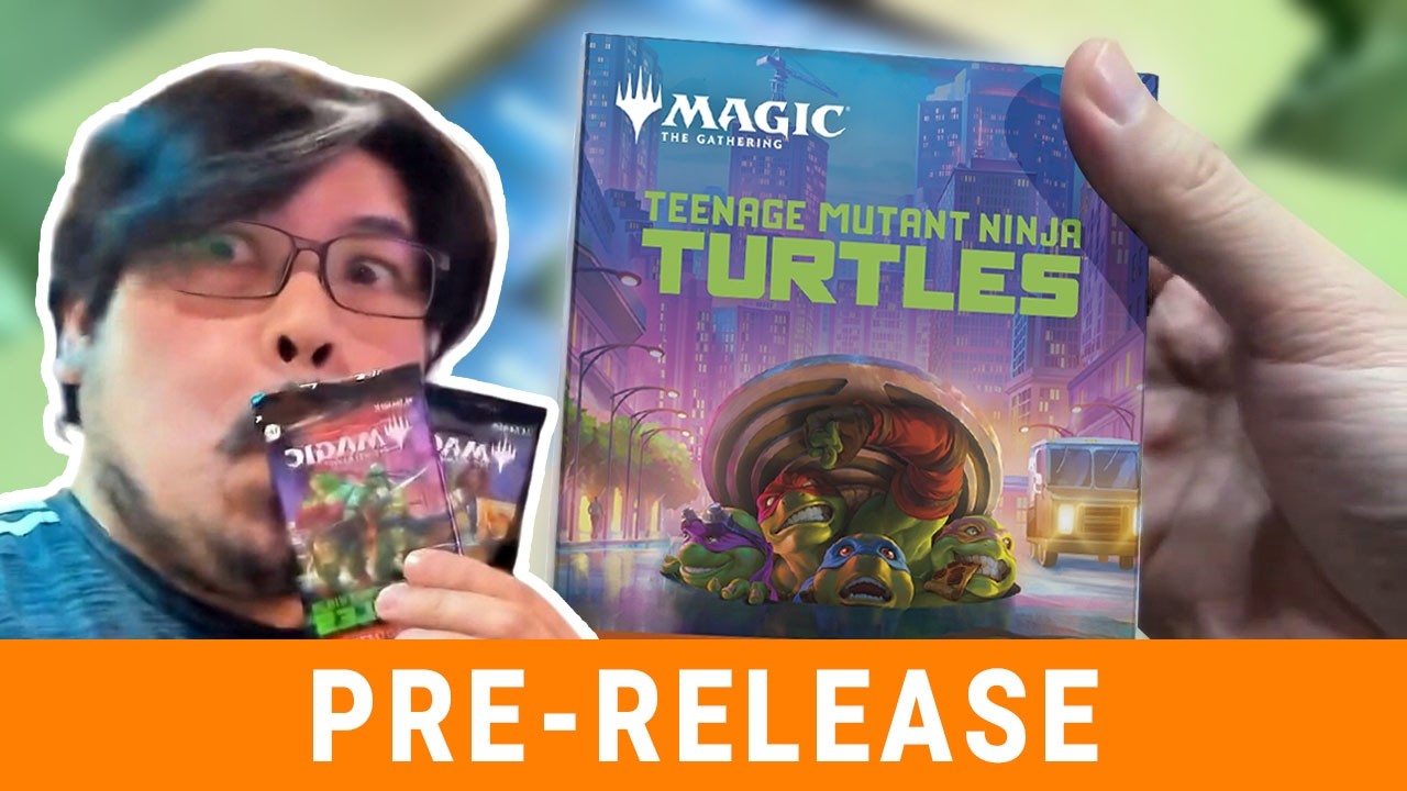 I joined the TMNT Pre-Release for Magic the Gathering