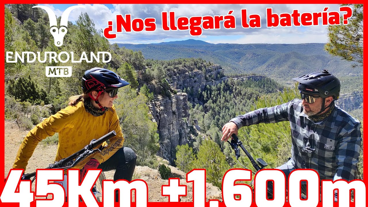Enduroland MTB 😱¡45km y +1.600m con una batería de 350wh