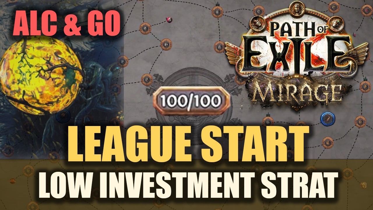 [PoE 3.28] Low Investment Blight Alc & Go is my Day 1 Atlas Strat | Mirage League