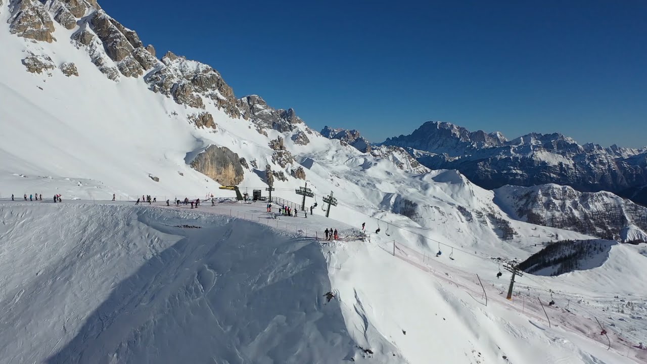 Ever wondered what it's like to ski at Passo San Pellegrino Italy?