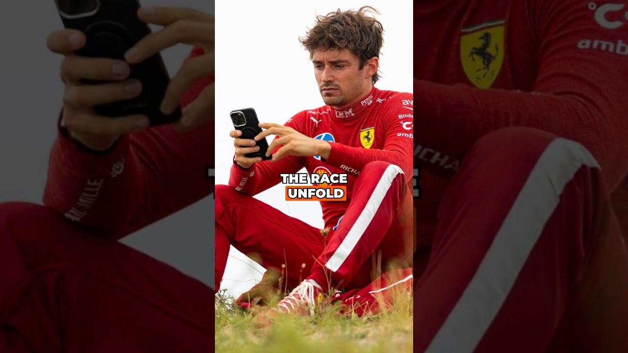 Explained: How Charles Leclerc found a phone while sitting trackside after his Dutch GP DNF 📱