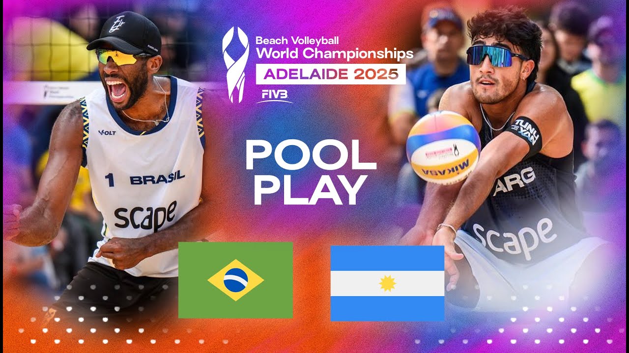 Evandro/Arthur Lanci vs. Amieva/Bueno - Beach World Championships 2025 | Highlights | Pool Phase
