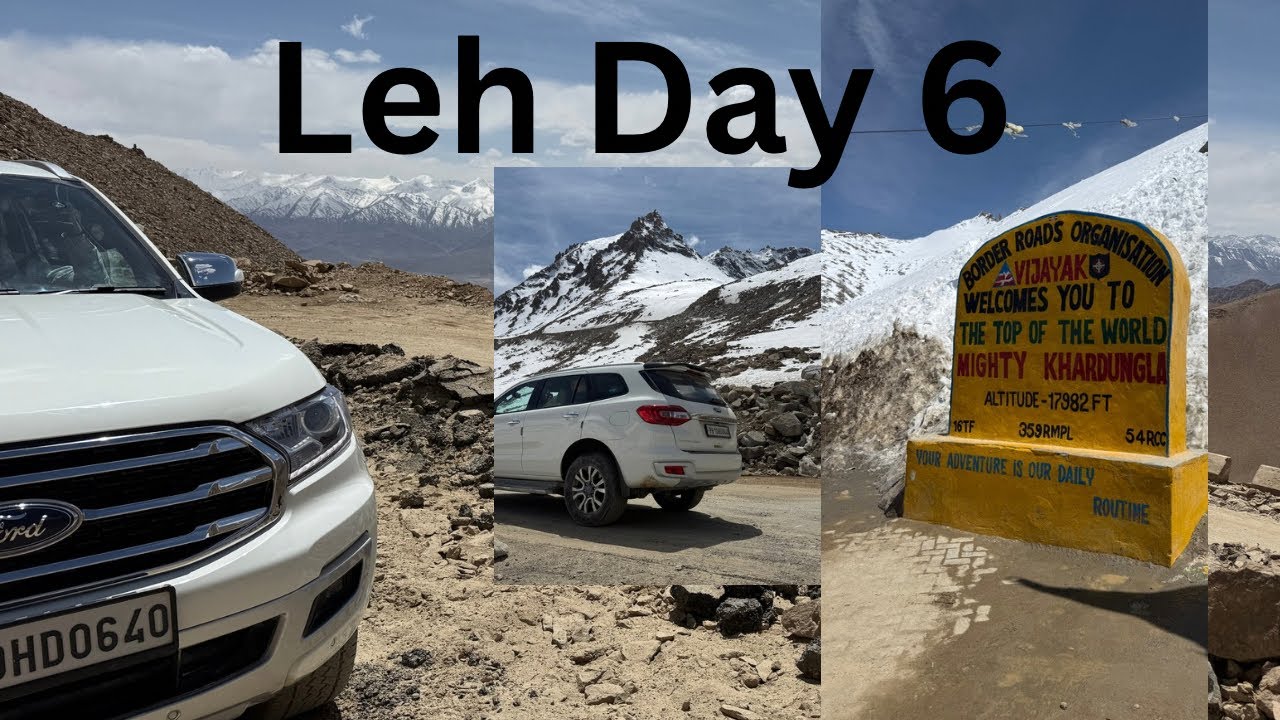 Leh to Khardung La to Nubra Valley in 4K ProRes | Battling Altitude Sickness