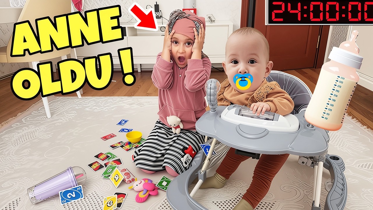 BANU ALYA BİR GÜN BOYUNCA ANNE OLDU ASEL MİRAYA BAKTI !! (  BANU ALYA ÇILDIRDI )