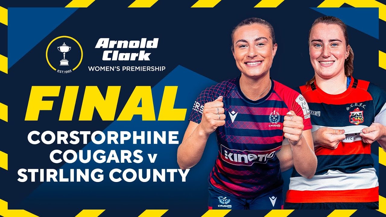 LIVE: Corstorphine Cougars v Stirling County | Arnold Clark Women's Premiership Final (Sat 14 Dec)