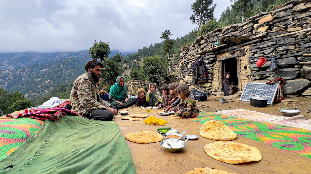 Secret to a self-sufficient life lies with a happy couple living in a mountain far from civilization