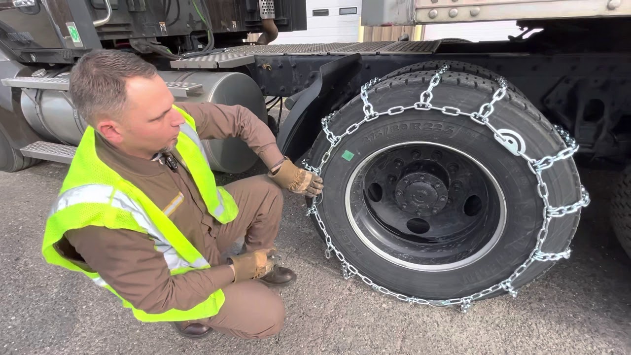 Installation of snowchains
