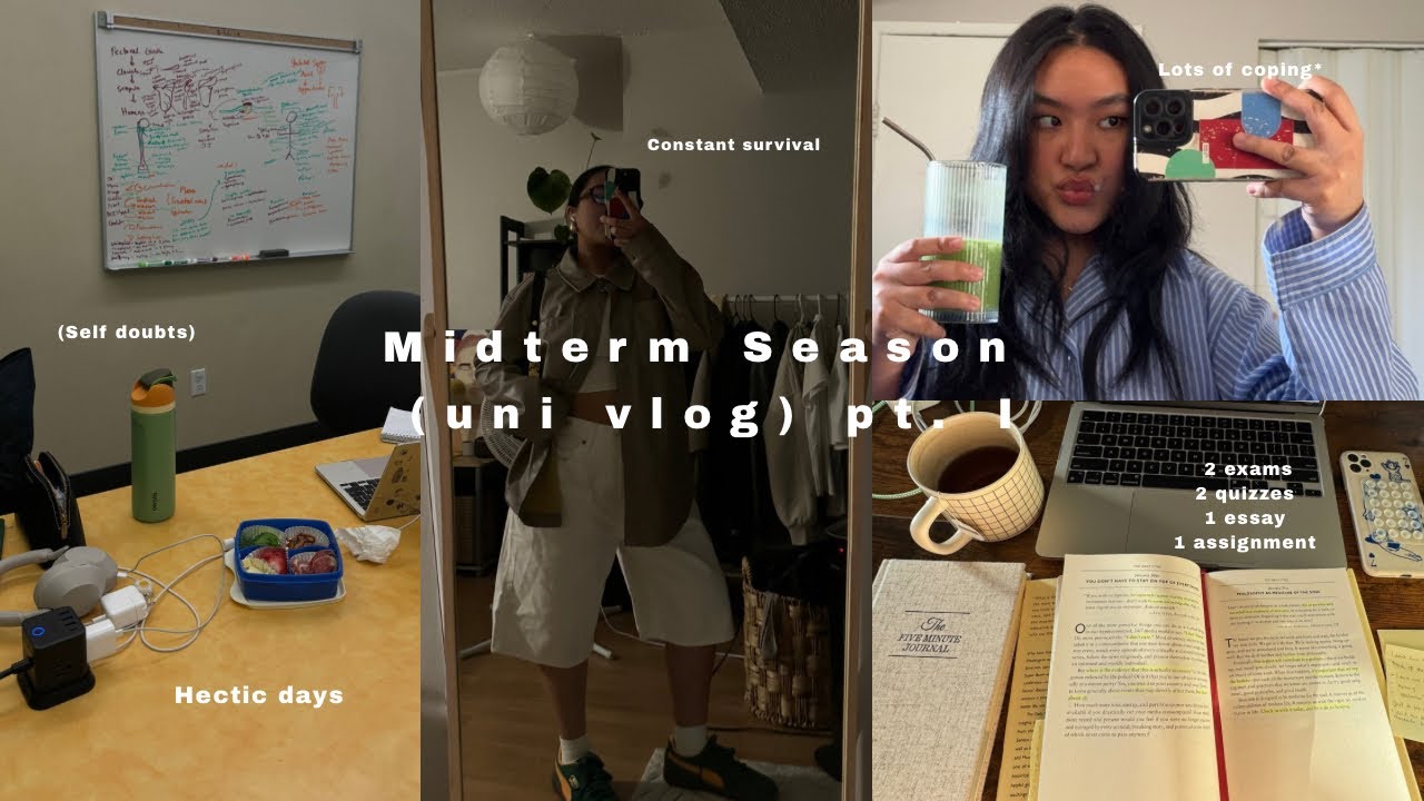 Can I breath? (Midterm Season Vlog. Pt I)|Lots of time management 🫂