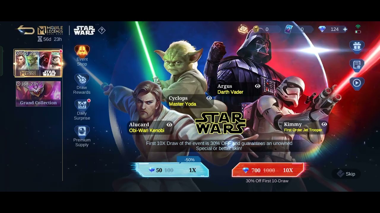 Starwars Event Draw Day 1