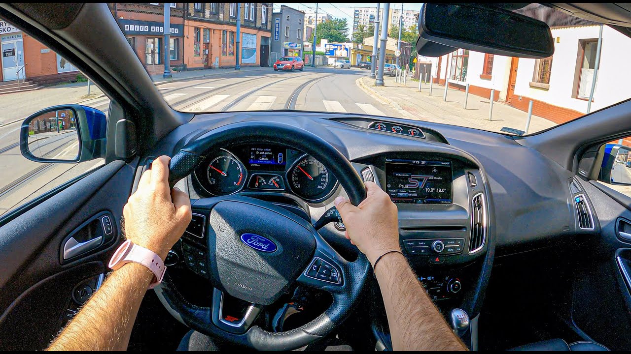 2015 Ford Focus III ST [2.0 ECOBOOST 250 HP] |0-100| POV Test Drive #883 Joe Black