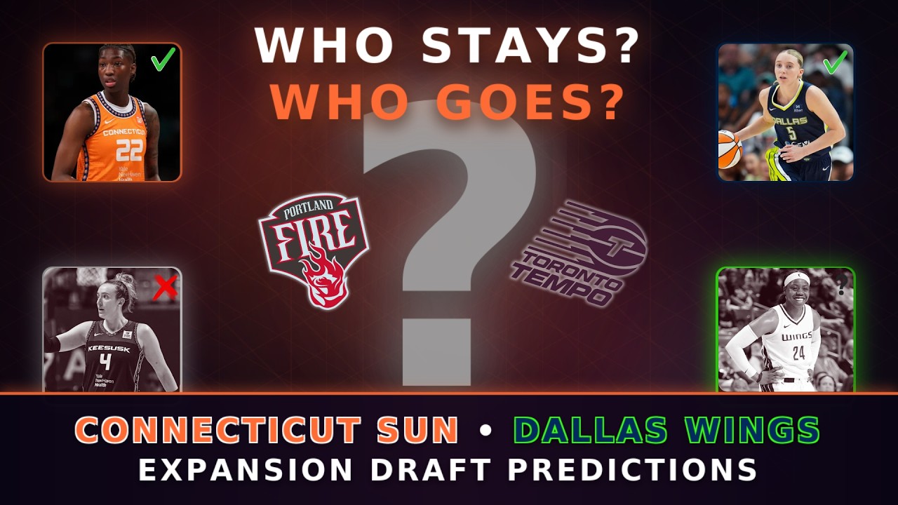 Драфт расширения WNBA 2026 | Прогноз на 5 защищенных игроков: Connecticut Sun и Dallas Wings