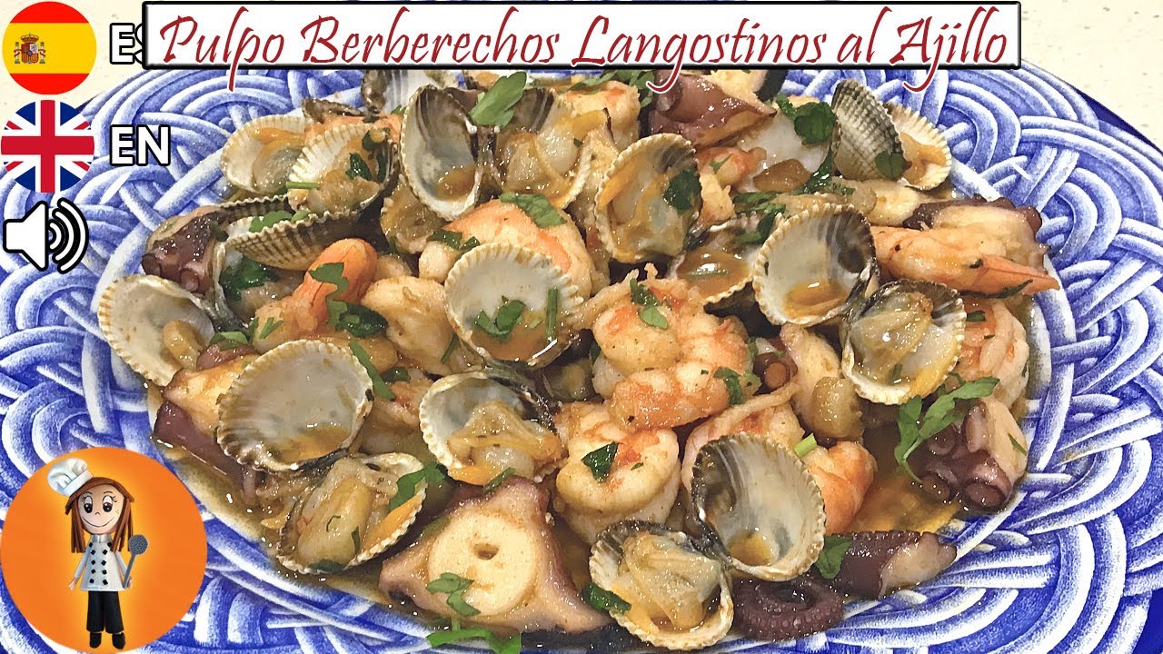 Mariscos al Ajillo en 15 Minutos ¡Receta Española EXPLOSIVA!