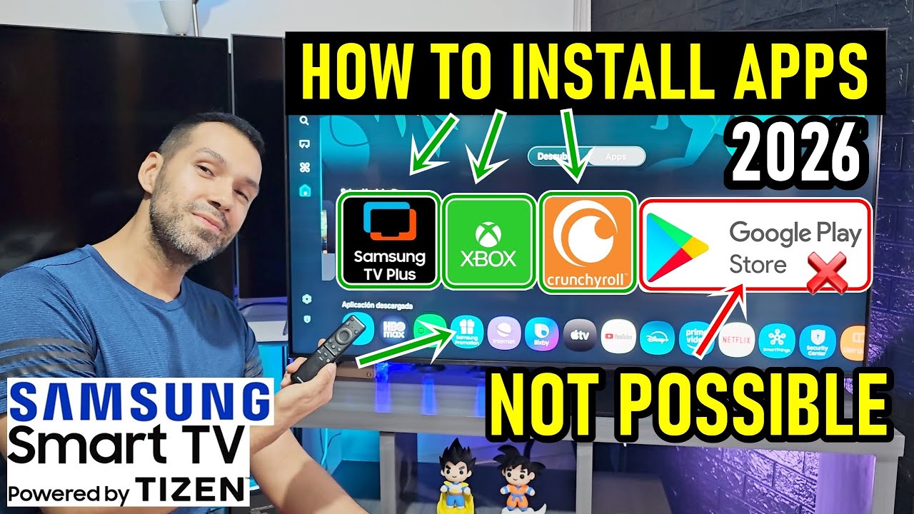 HOW TO INSTALL APPS IN YOUR SAMSUNG SMART TV / Google Play Store Not Possible