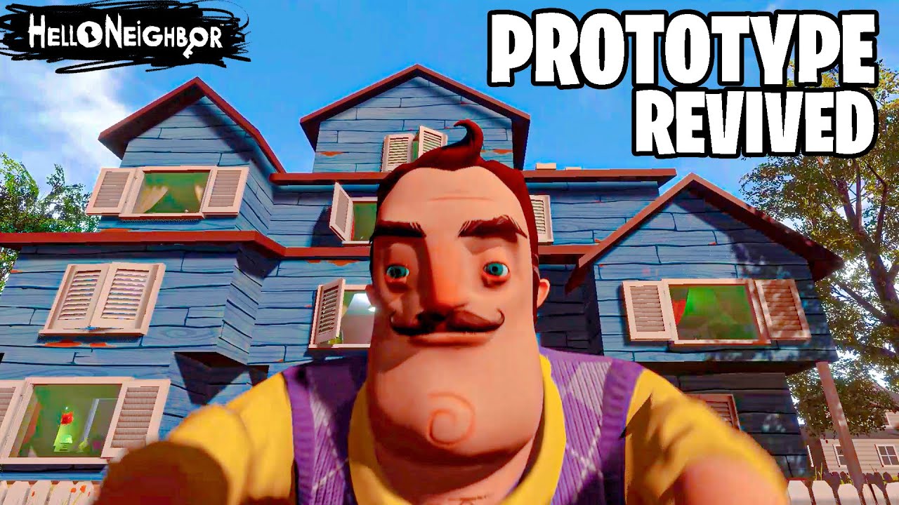 This OLD STYLE FANGAME is AMAZING! | Hello, Neighbour! Prototype Revived (Alpha 2)