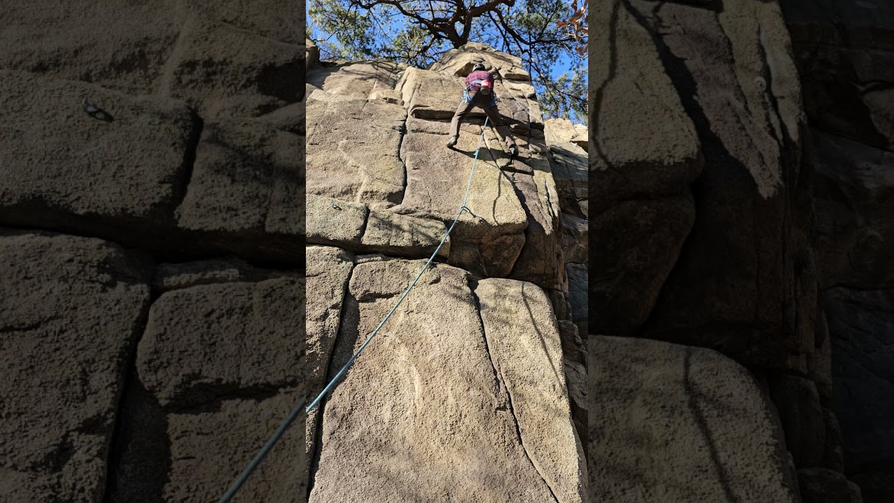 용암장 연성(5.10b)                     #삼성산 #하드프리 #암벽등반 #climbing #rock #안양시 #안양사 #안양유원지