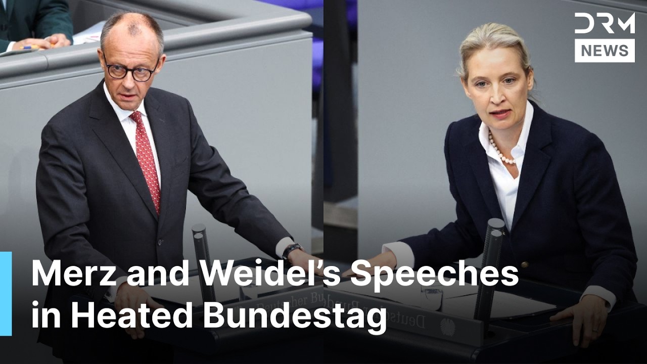 FULL DEBATE: German Chancellor Merz & Alice Weidel Face Off in Bundestag 2025 Budget Session | AC1B