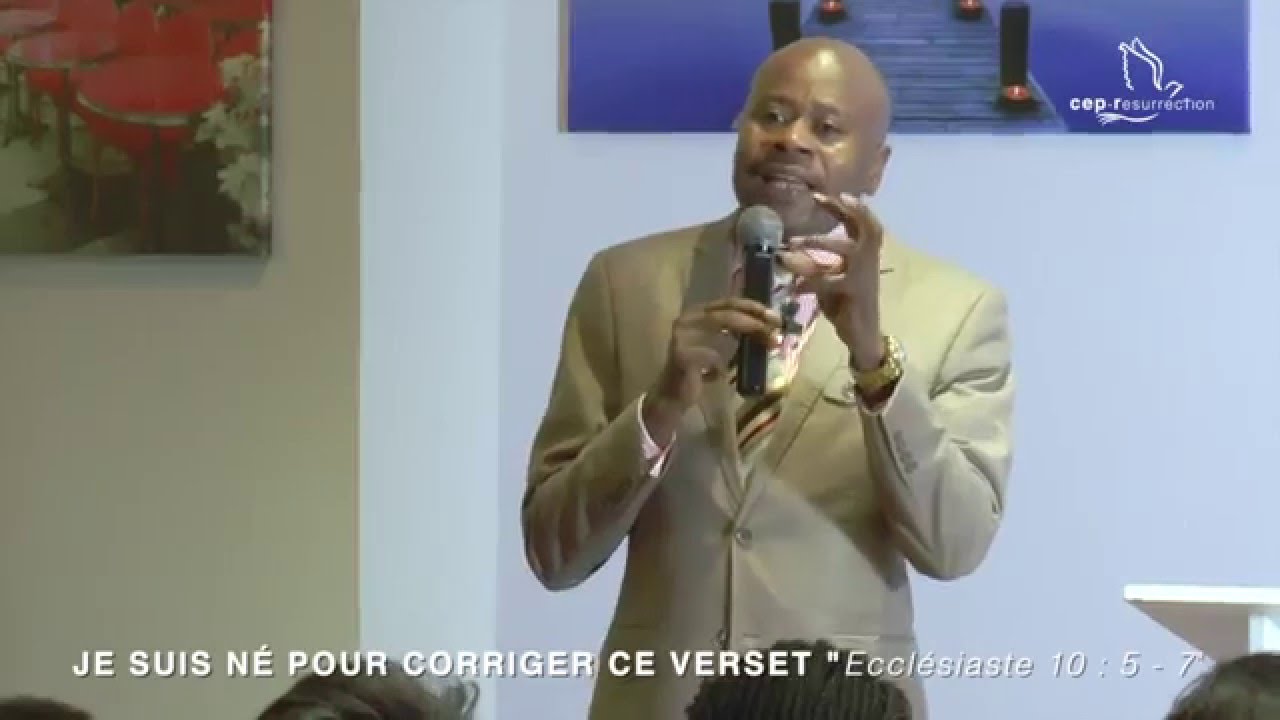 Freddy OLELA - Je suis né pour corriger ce verset (Ecclésiaste 10 : 5 - 7)
