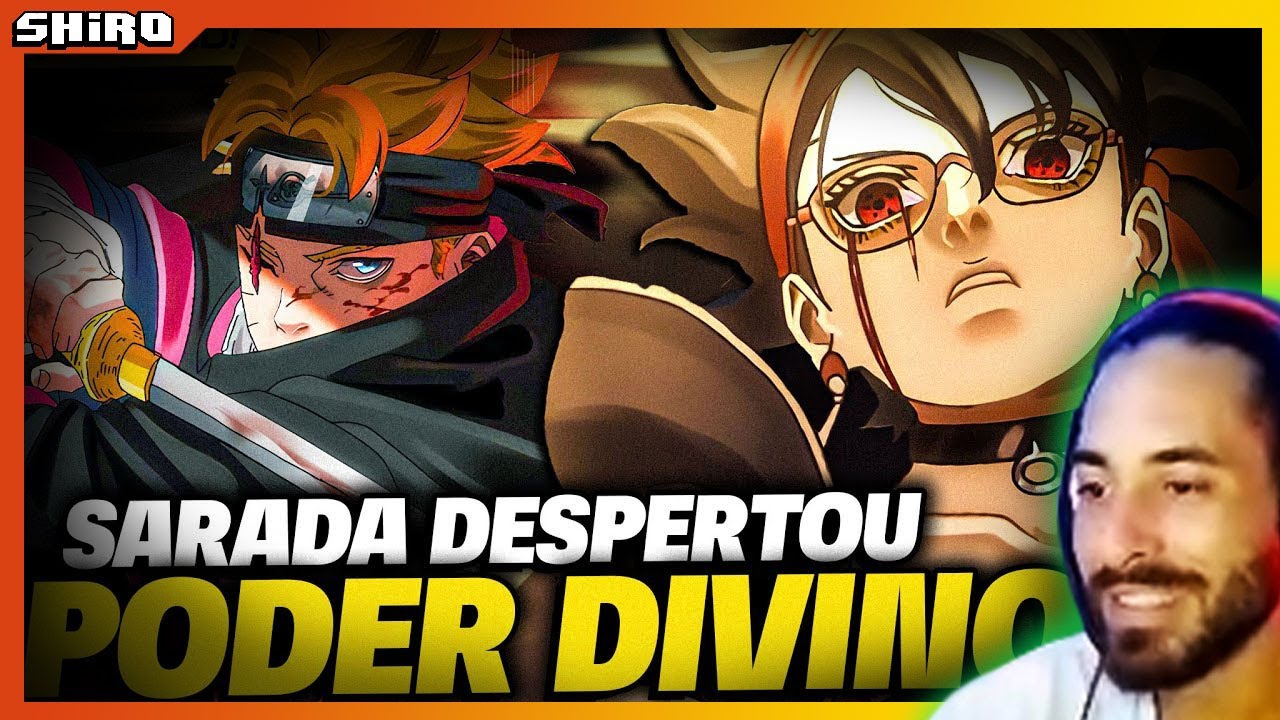 🔥A SARADA VAI SER UMA DEUSA EM BORUTO?? react do video do canal ei nerd #narutoshippuden