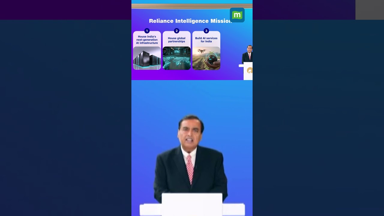 Mukesh Ambani unveils Reliance Intelligence with Google & Meta, bringing Gemini & Llama AI to India