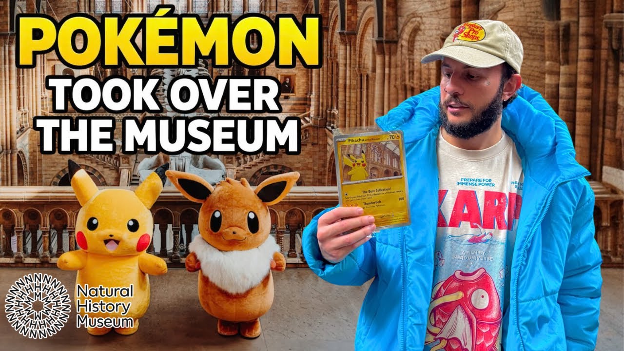 Pok&eacute;mon x Natural History Museum Pop Up Store!