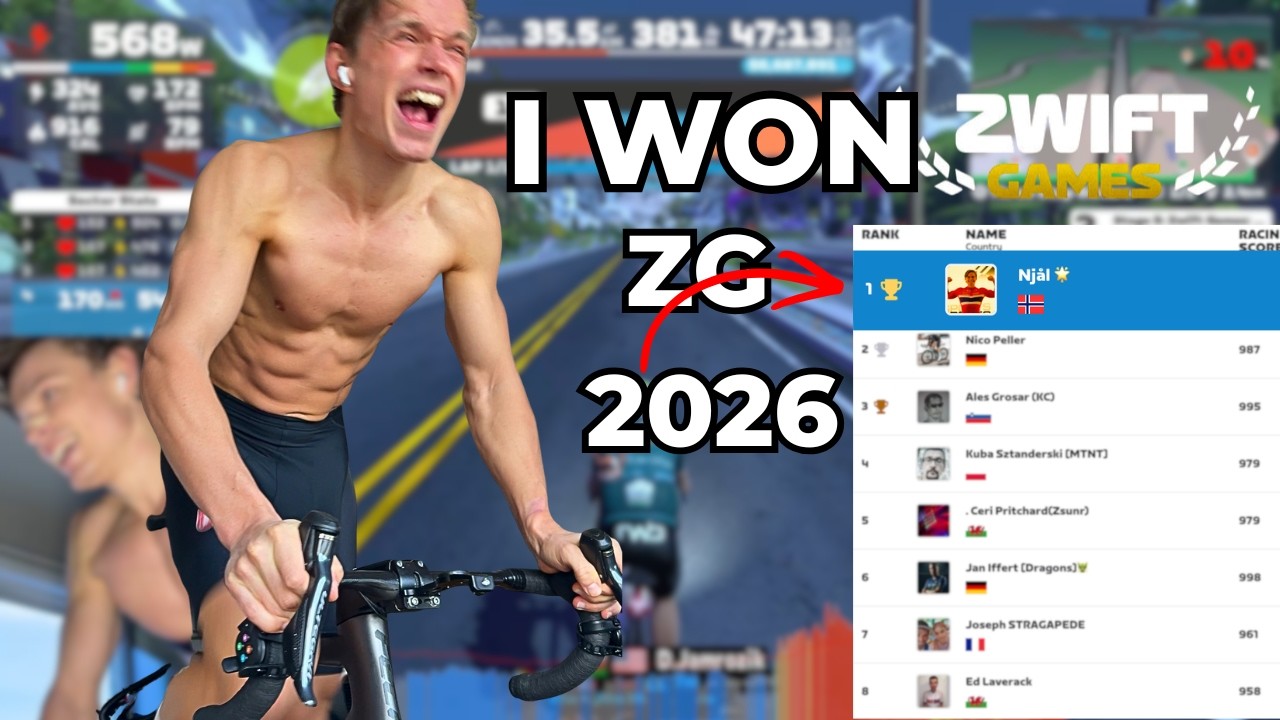 I won Zwift Games 2026