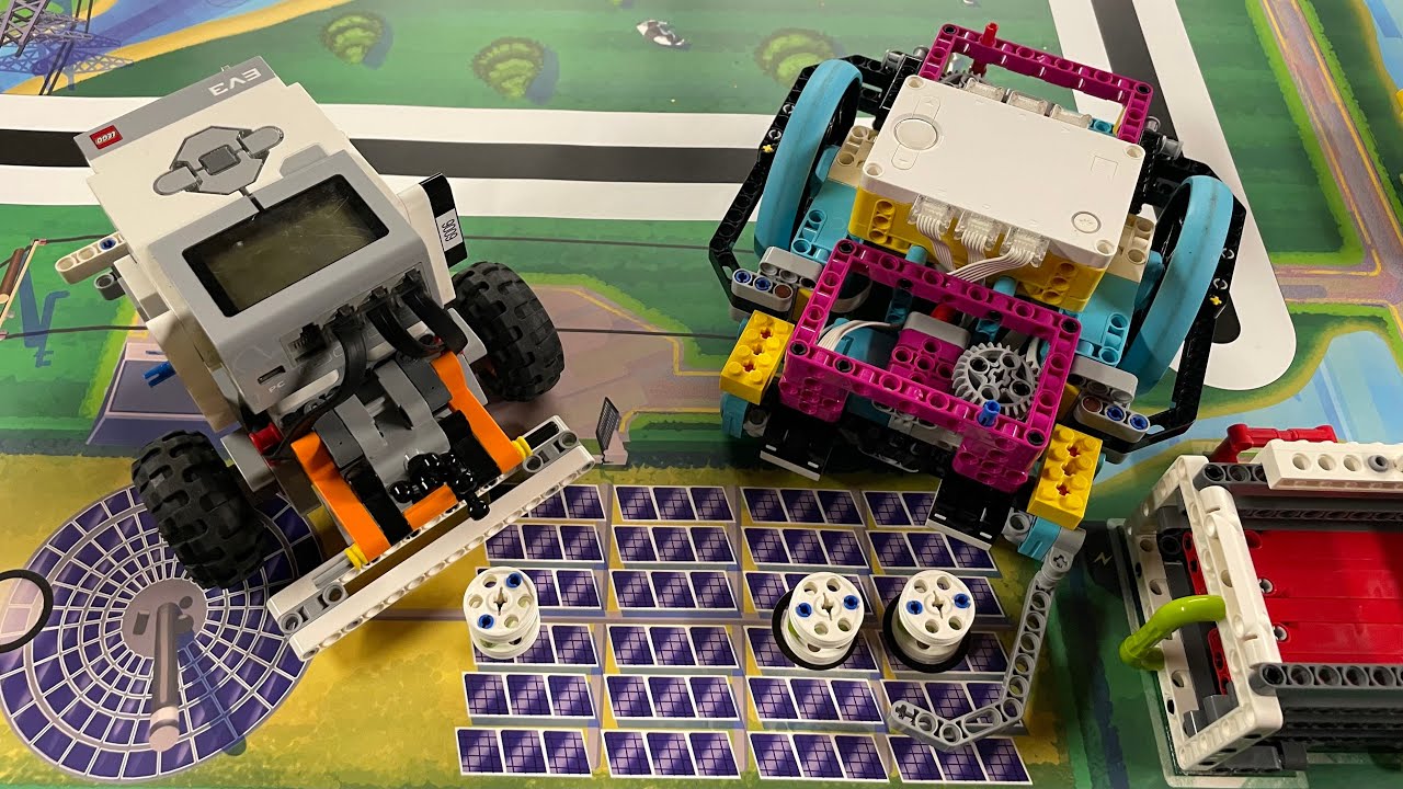 2022-2023 FLL SUPERPOWERED M04 Solar Farm solutions with Spike Prime and EV3