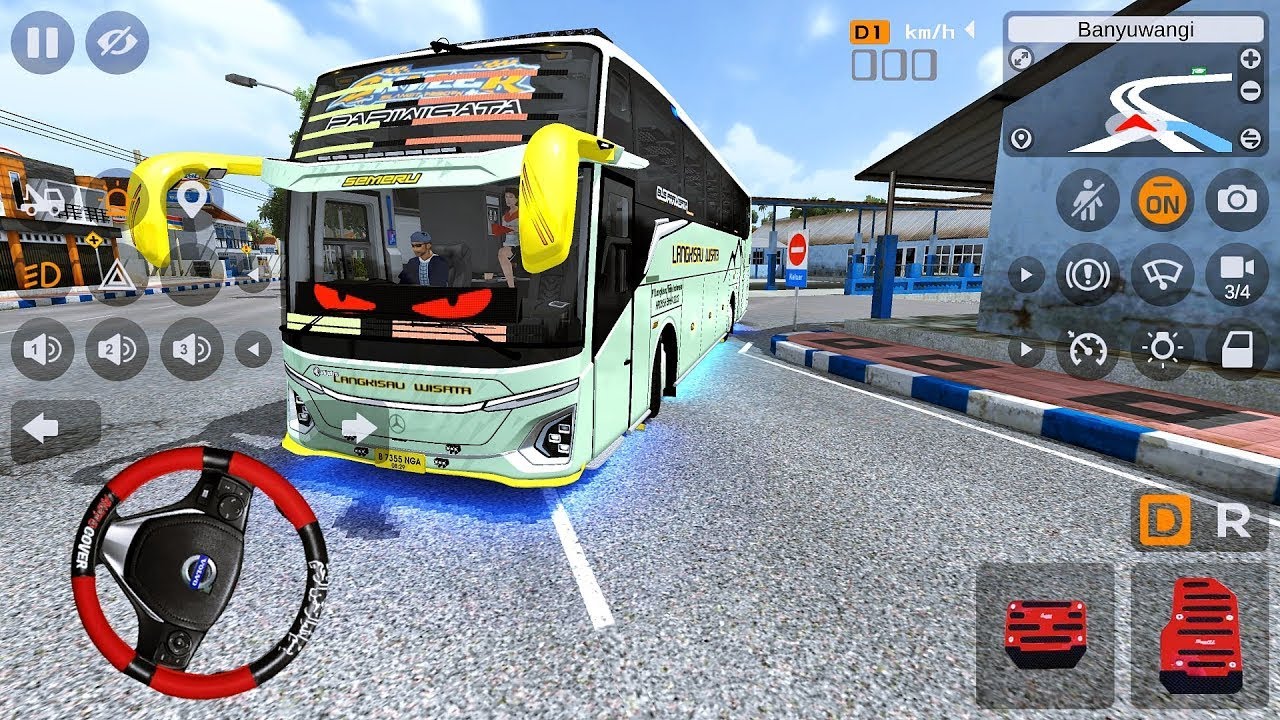 Bus Skyler Langkisau Wisata Full Basuri Keluar Terminal AKAP
