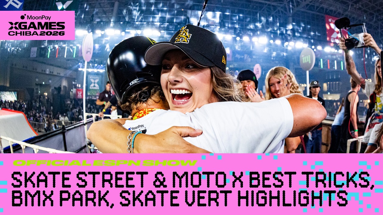 Official ESPN Highlights Part 2: Best Tricks, Skate Vert & BMX Park | MoonPay X Games Chiba 2026