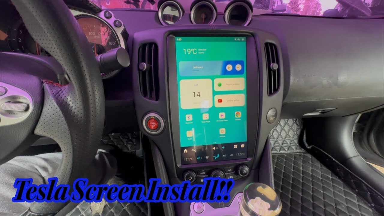 Installing A Tesla Screen on My Nissan 370z