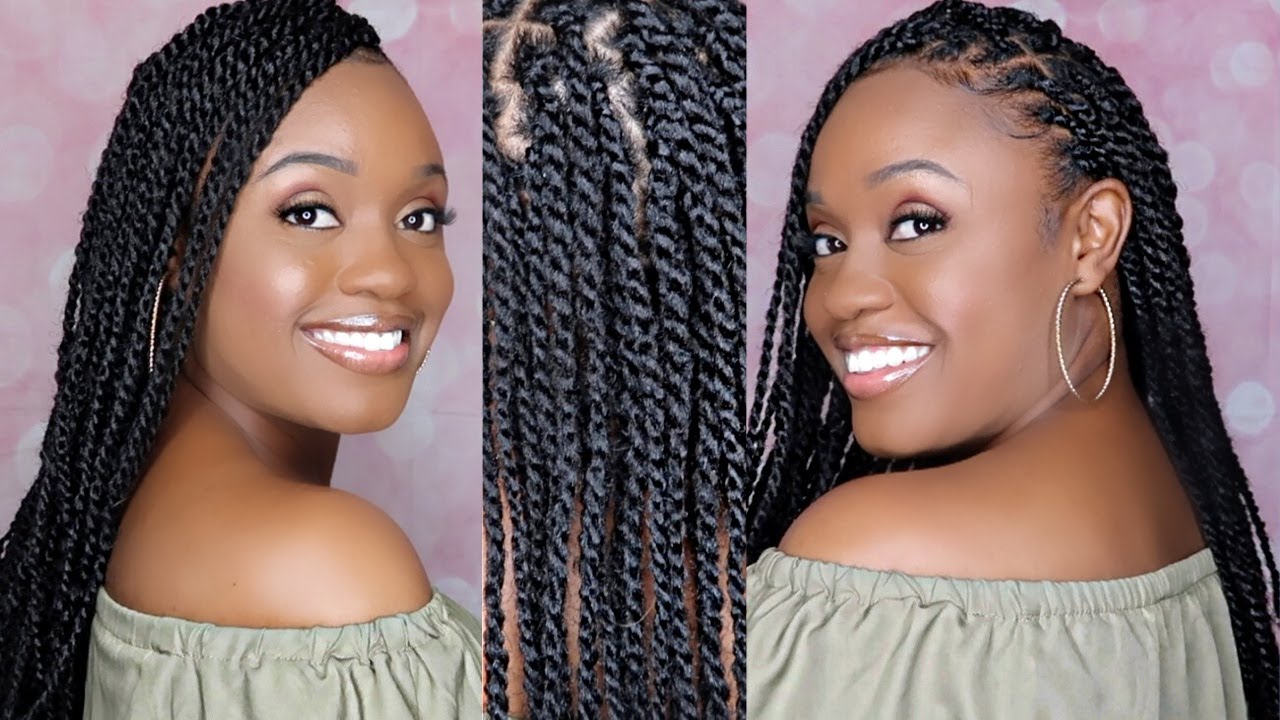 HOW TO | DIY SENEGALESE ROPE TWISTS FOR BEGINNERS USING MARLEY HAIR | NATURAL HAIR PROTECTIVE STYLE