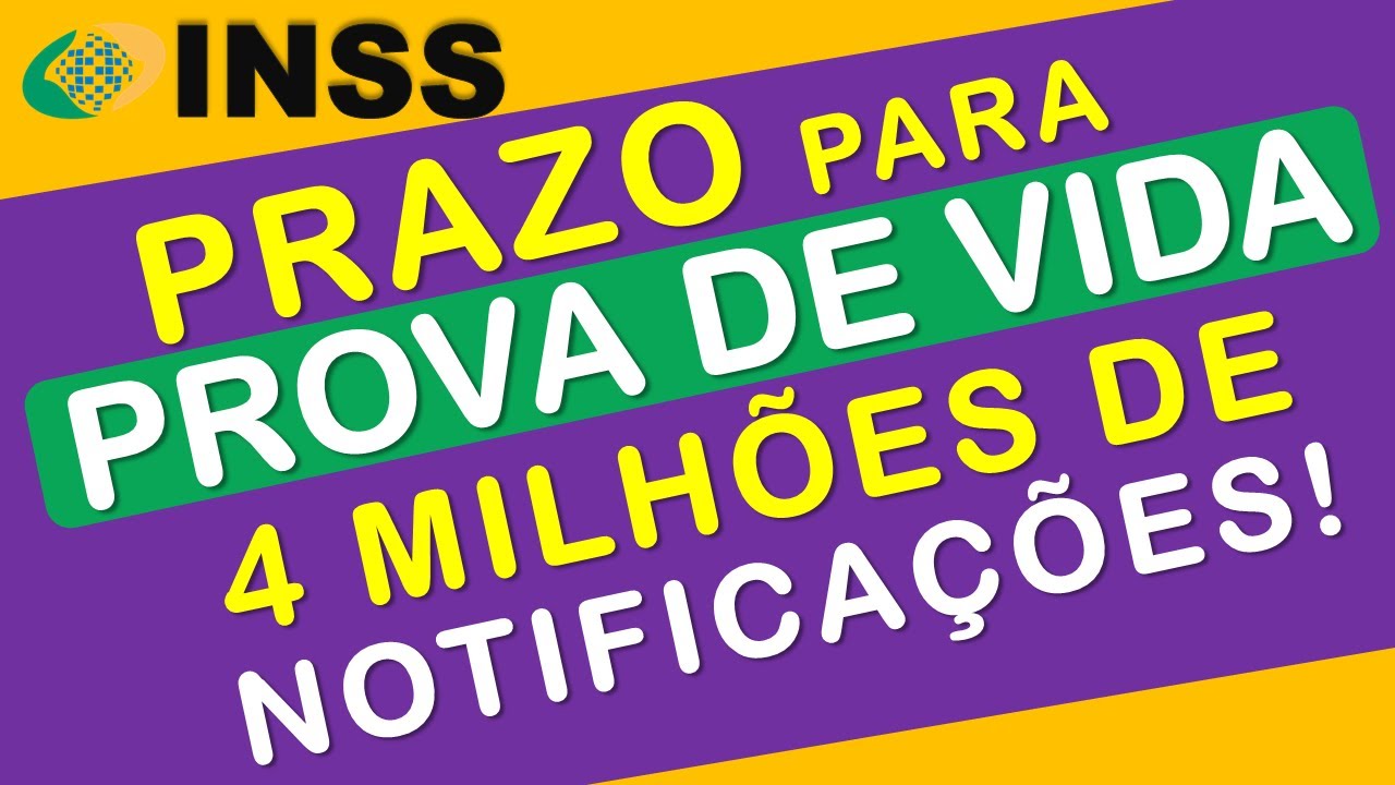 PROVA DE VIDA: INSS DÁ PRAZO DE 30 DIAS PARA 4 MILHÕES DE BENEFICIÁRIOS!