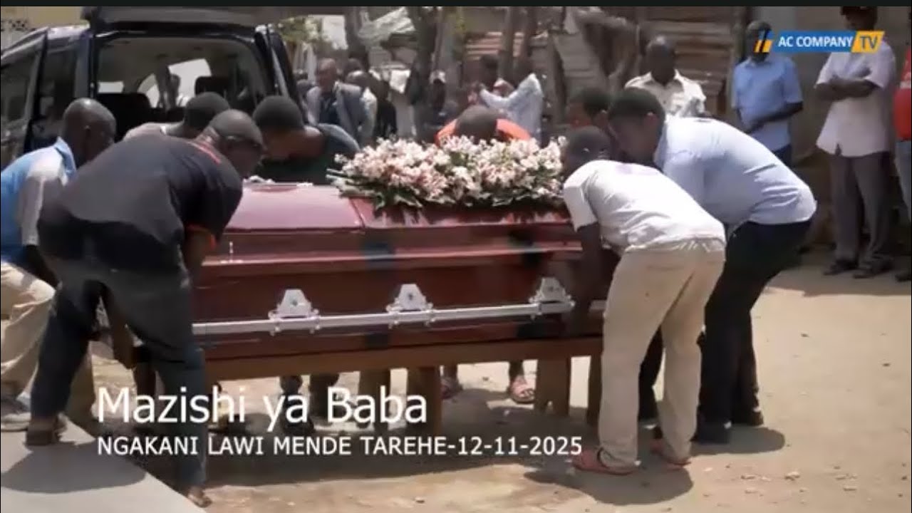 MAZISHI YA BABA NGAKANI LAWI MENDE ALIYEFARIKI BUJUMBURA NA KUZIKWA UVIRA. Pôle kwa Jamaa Nzima  