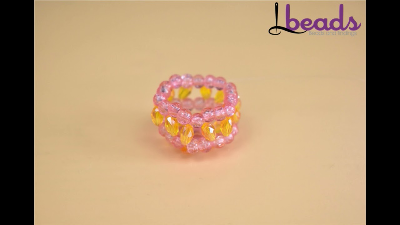 Lbeads DIY Crystal Beaded Mini Vase Decoration