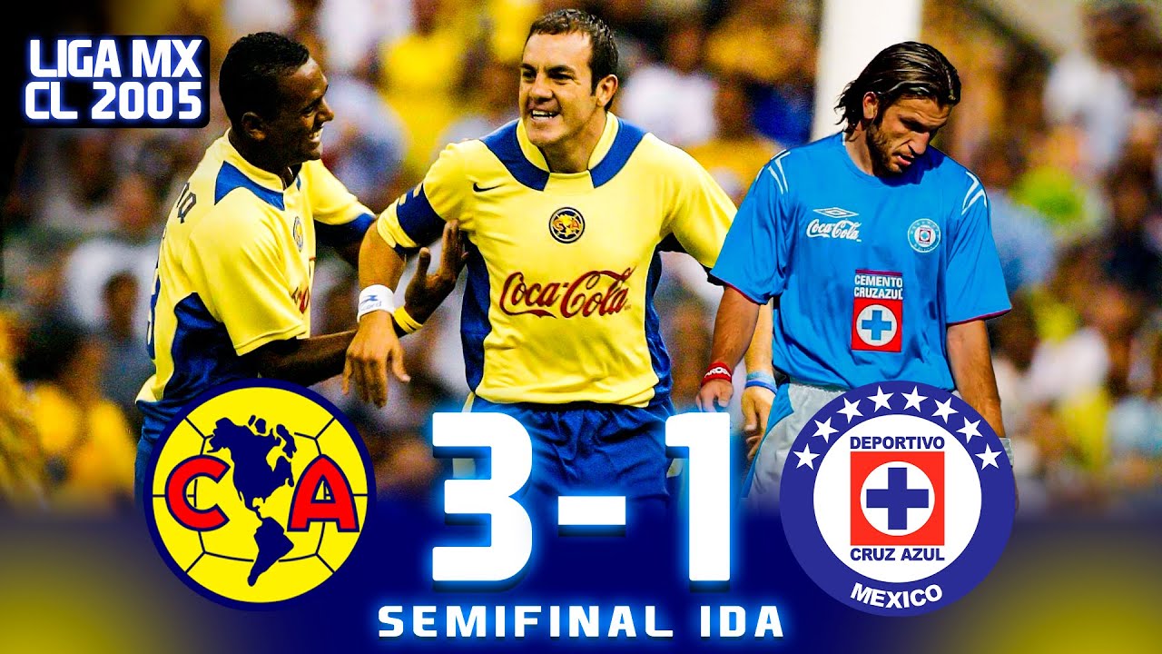 GOLAZO de CUAUHTÉMOC BLANCO 🧨 América 3-1 Cruz Azul - Semifinal Ida - Clausura 2005