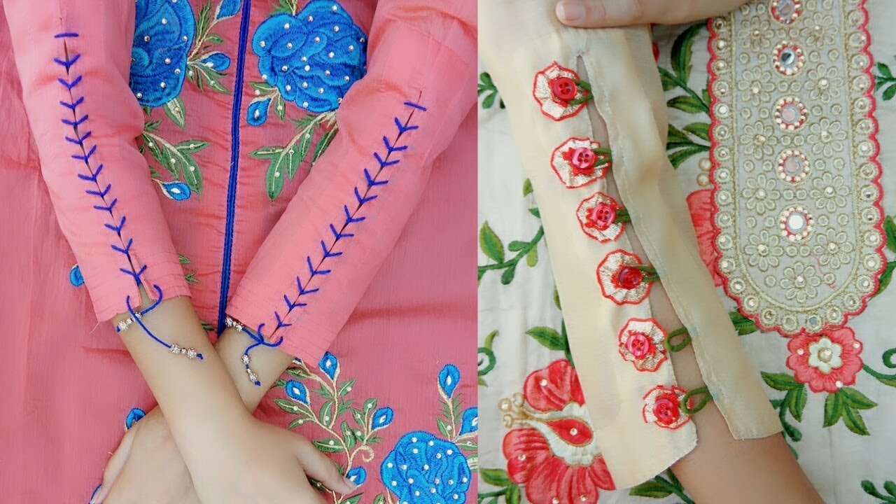 Creative and very latest 2  sleeves designs making