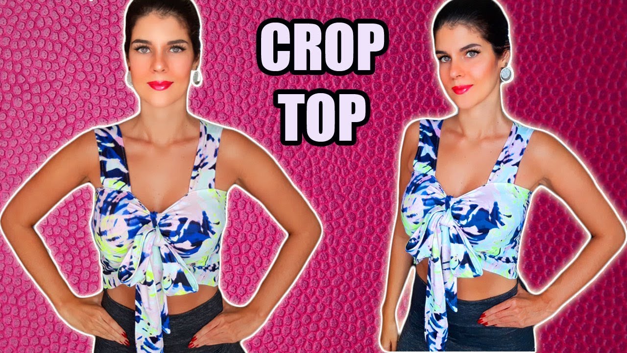 CÓMO COSER UN CROP TOP A LA MEDIDA!! Patrón y Costura - MariG
