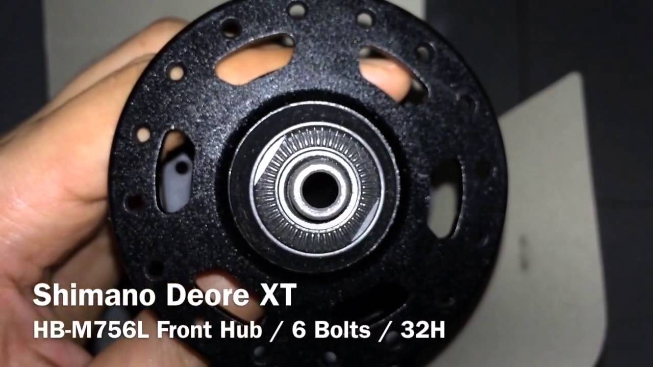 Shimano Deore XT HB-M756L Front Hub - 32H / 6 Bolt Disc