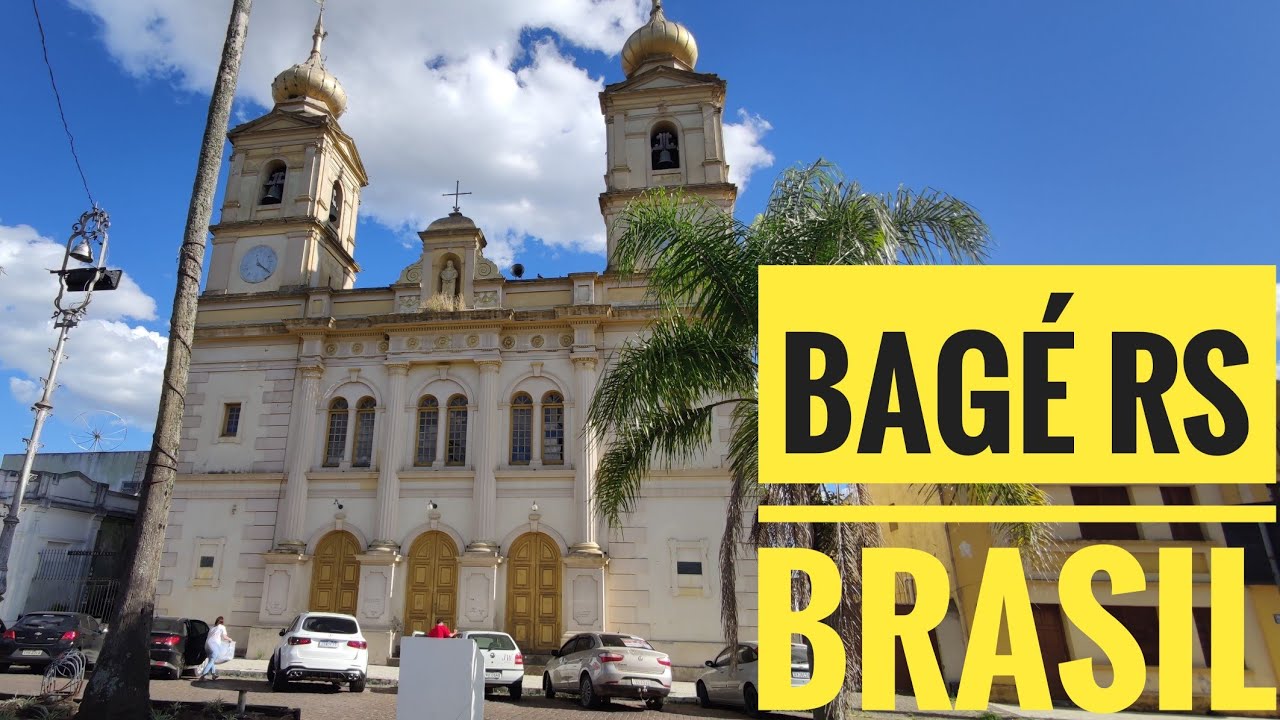 BAGÉ RS 4K - DESCUBRA ALGUMAS RUAS DA RAINHA DA FRONTEIRA  🇧🇷