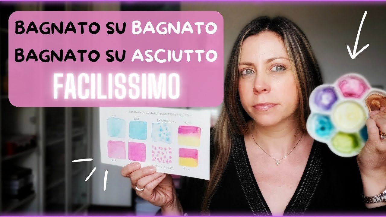 BAGNATO SU BAGNATO E BAGNATO SU ASCIUTTO SPIEGATO BENE | TUTORIAL ACQUERELLO