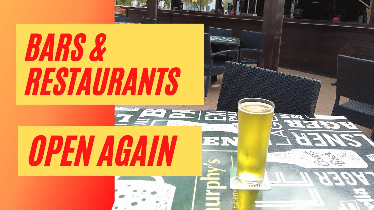 Bars and restaurants now reopened at Via Park, Playa Flamenca & La Zenia Boulevard