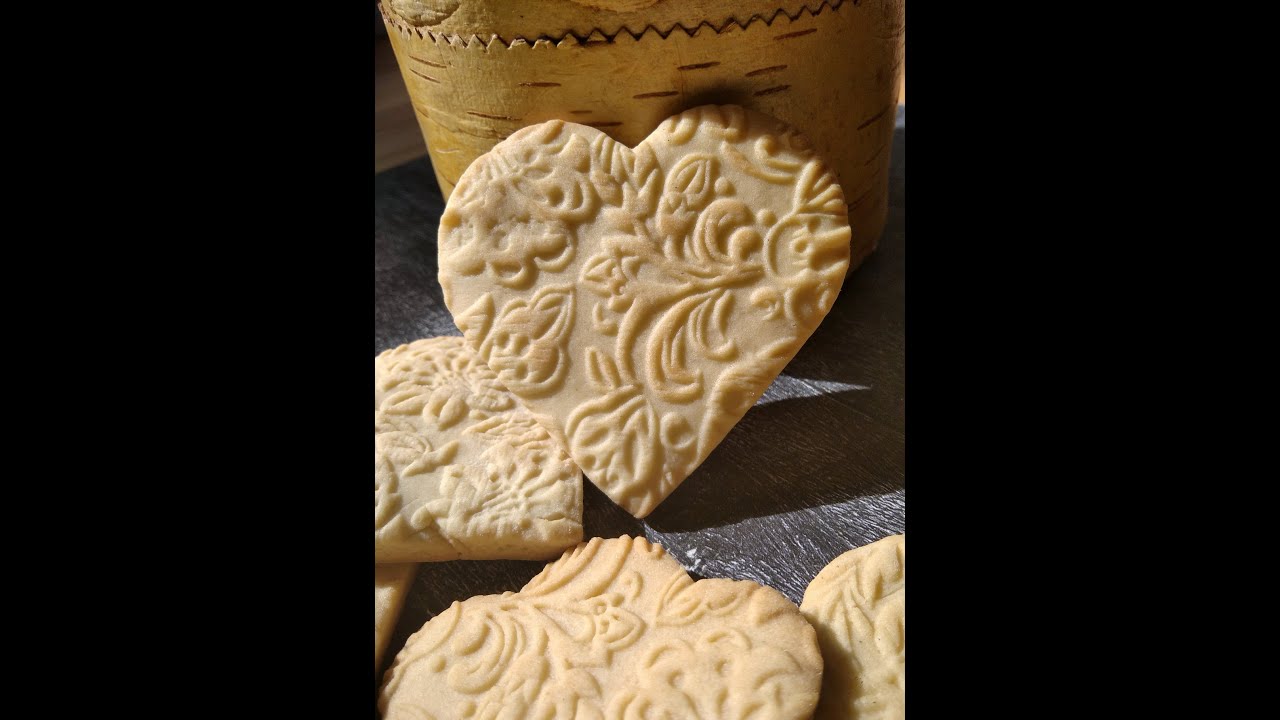 ПЕСОЧНО-МЕДОВОЕ УЗОРНОЕ ПЕЧЕНЬЕ/Honey patterned shortbread cookies