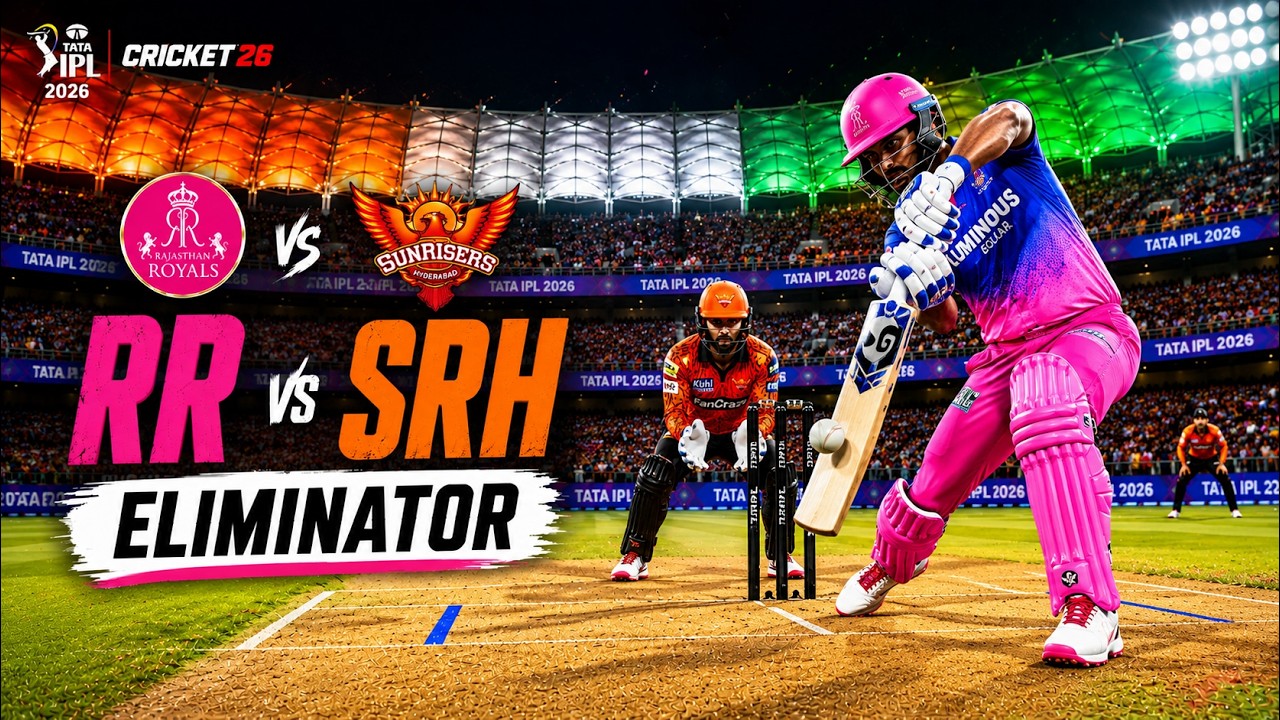 🔥 RR vs SRH Eliminator Match 😱Who Will Win? | IPL 2026 | Cricket 26