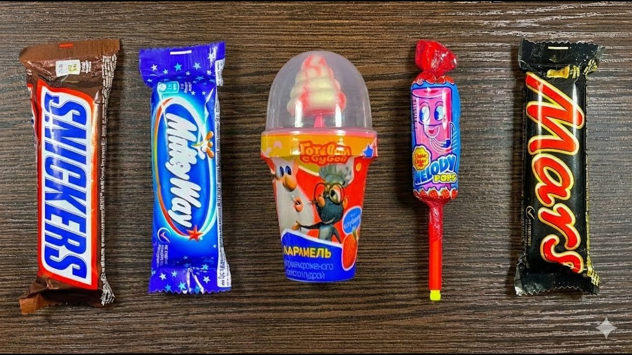 ASMR Popular Candy Unwrapping 🍫🍭 | Snickers, Mars, Lollipops & Sweet Sounds