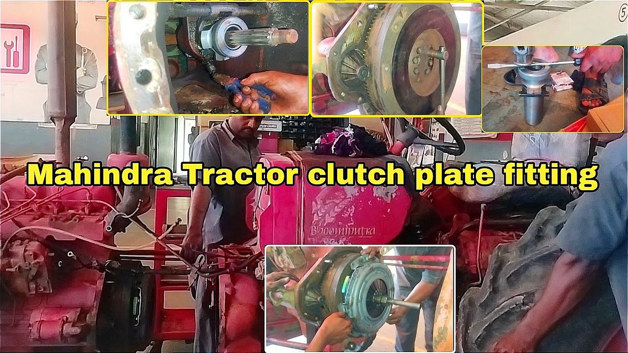 How To Clutch Plate Repairs Mahindra Tractor ||  Mahindra Tractor  New clutch plate fitting